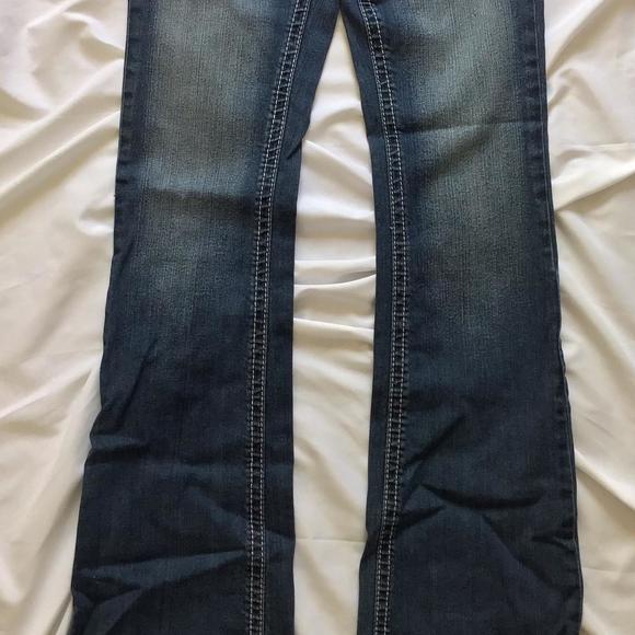 🔴𝗕𝗢𝗚𝗢🔴b-unit warehouse one size 28 maternity jeans - Picture 10 of 16